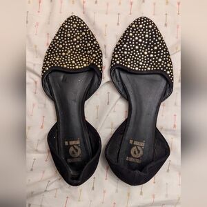 LEI Shoes Brass and Black Accents